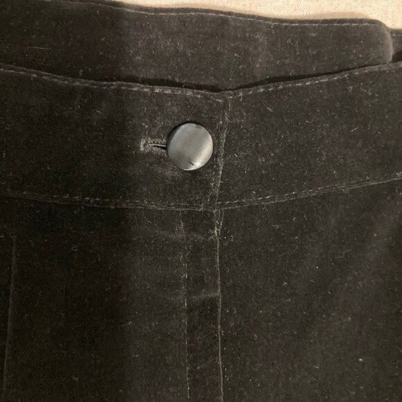 Parisian Evelyn Mandel Peplum Jacket with Velvet Collar & Velveteen Skirt Sz 6 - Picture 15 of 16